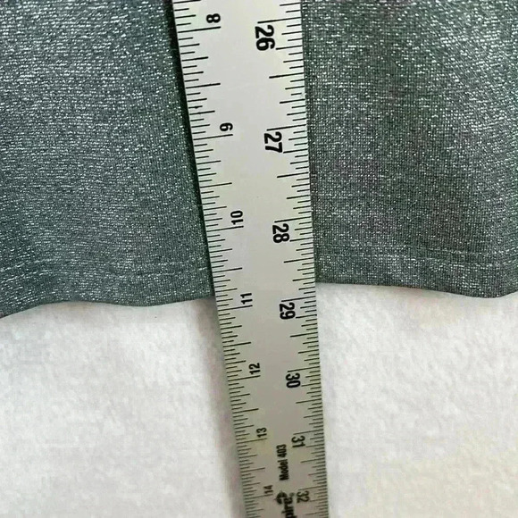 Banana Republic Top / Signature Tee Women’s XL Metallic Gray - Picture 6 of 7